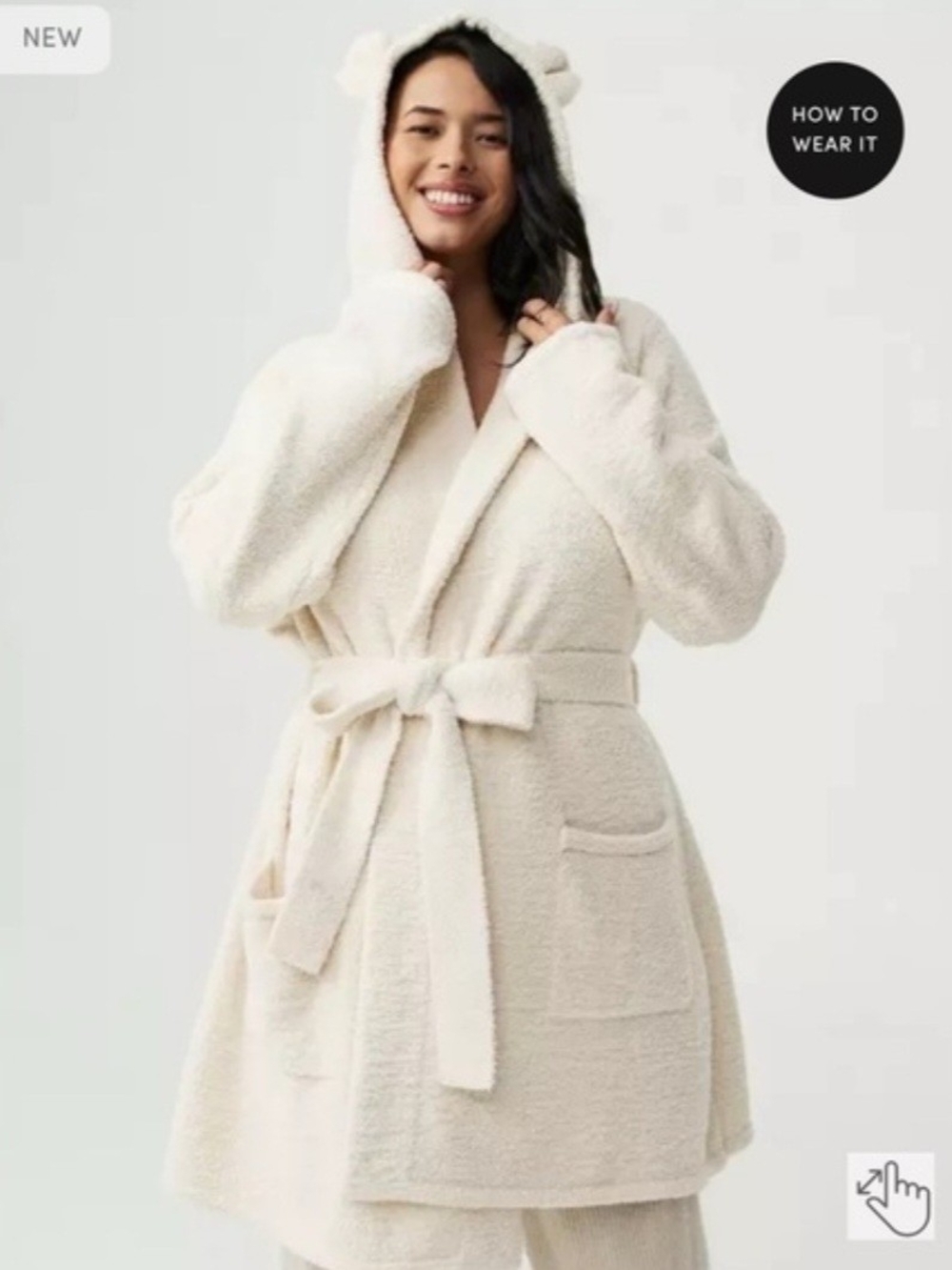 Torrid Teddy Lounge Robe 3/4